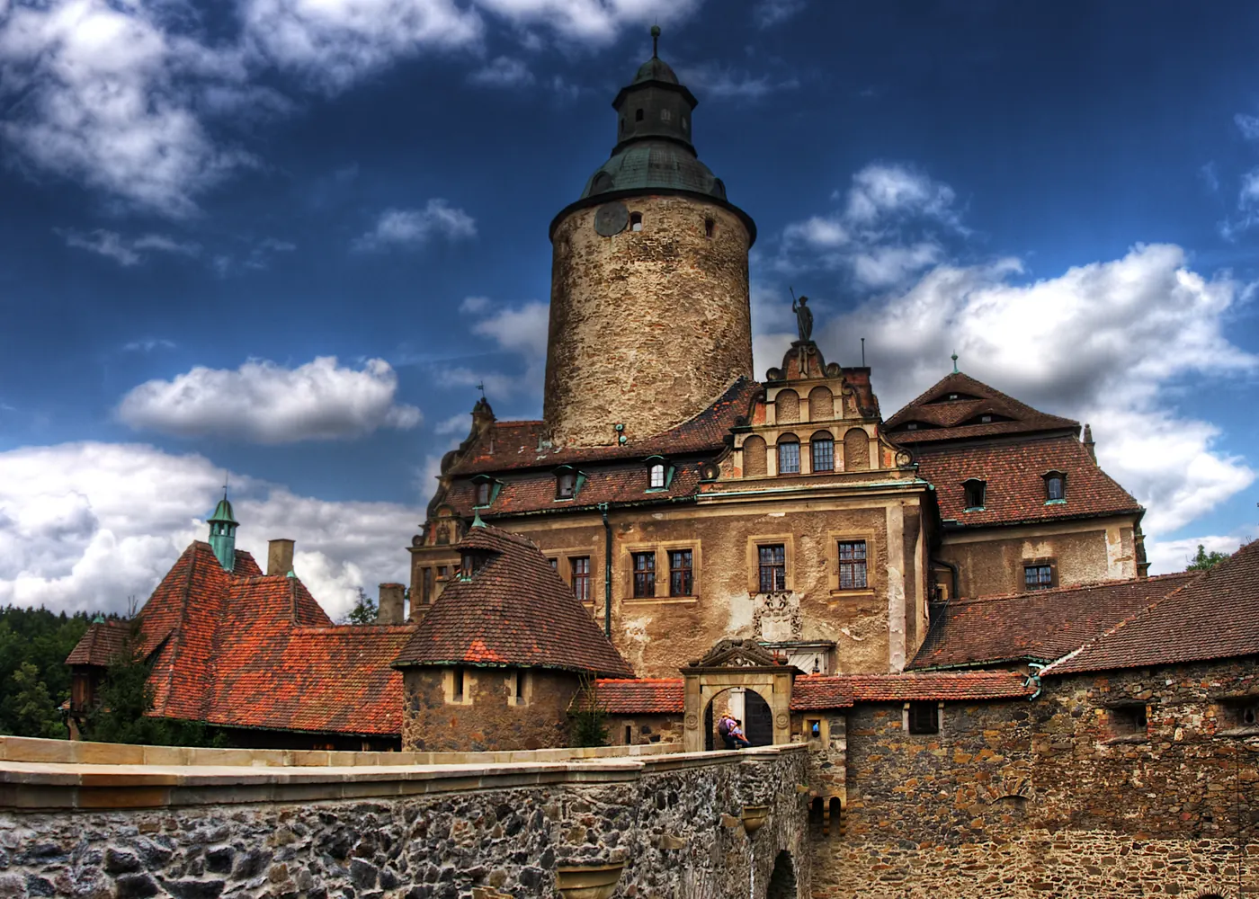 Zamek Czocha nad Zalewem Leśniańskim