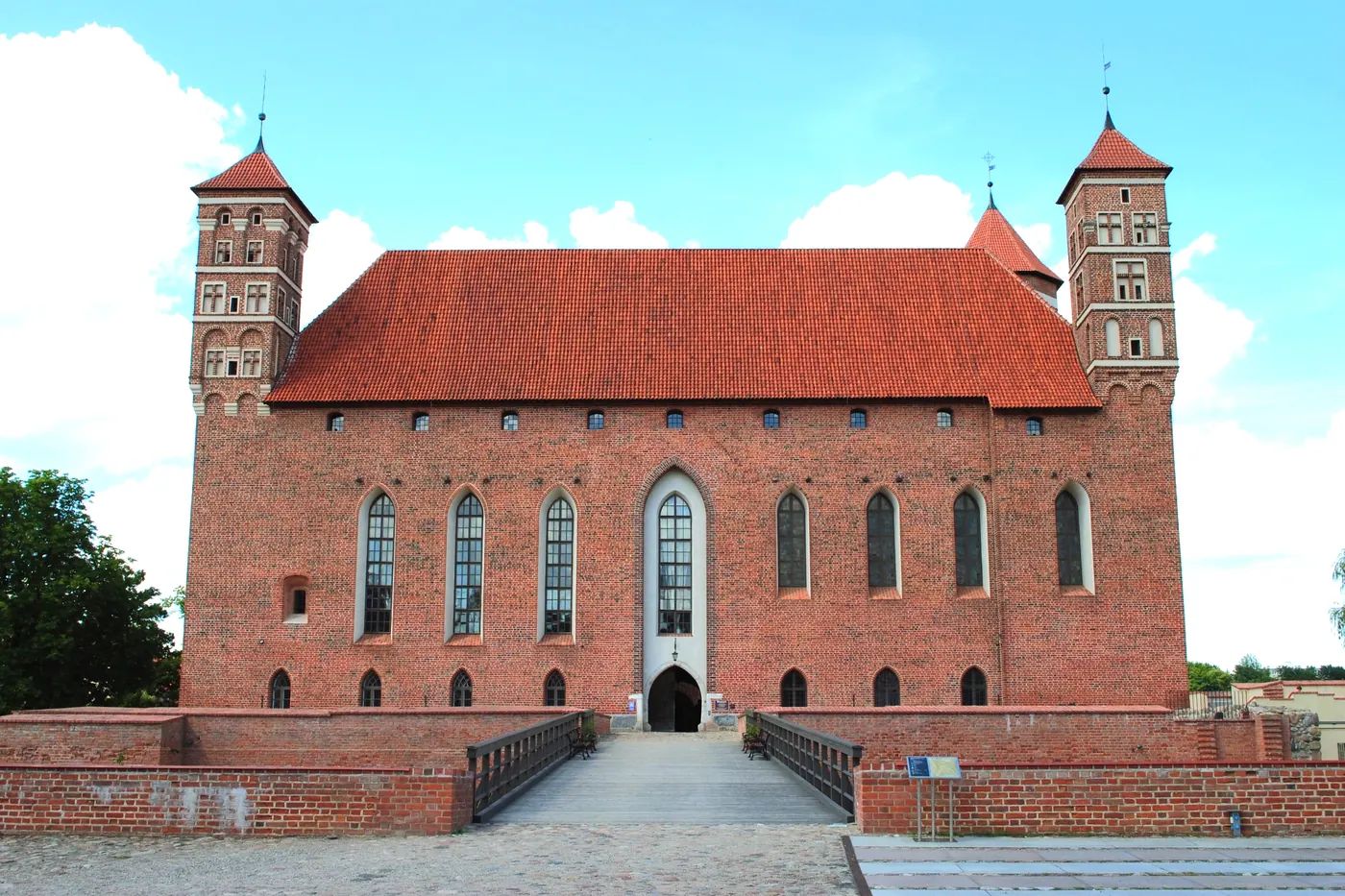Gotycki zamek biskupów warmińskich w Lidzbarku Warmińskim