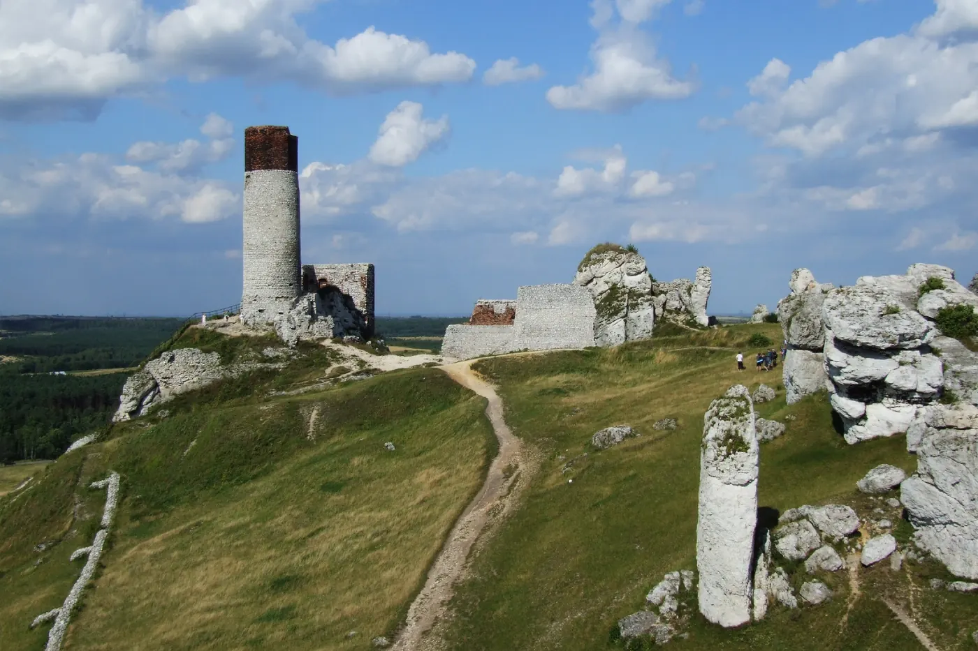 Ruiny zamku w Olsztynie koło Częstochowy